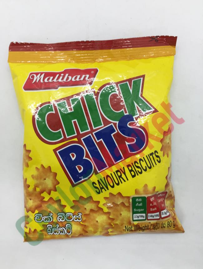 4791034004312_1 MALIBAN CHICK BITS 80G - Image 1