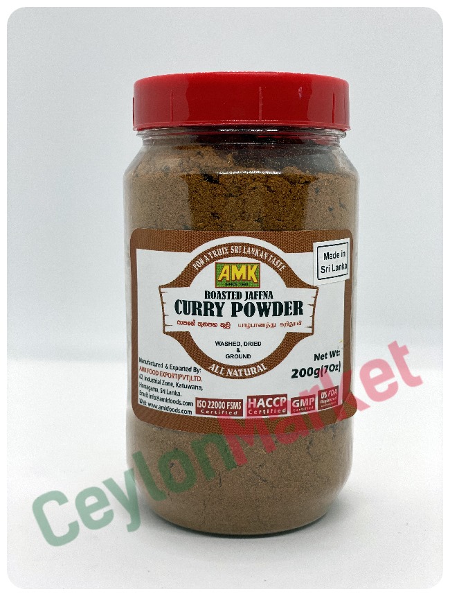 4796000883038_1 AMK ROASTED JAFFNA CURRY POWDER 200G - Image 1