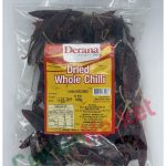 DERANA DRIED WHOLE CHILLI 100G