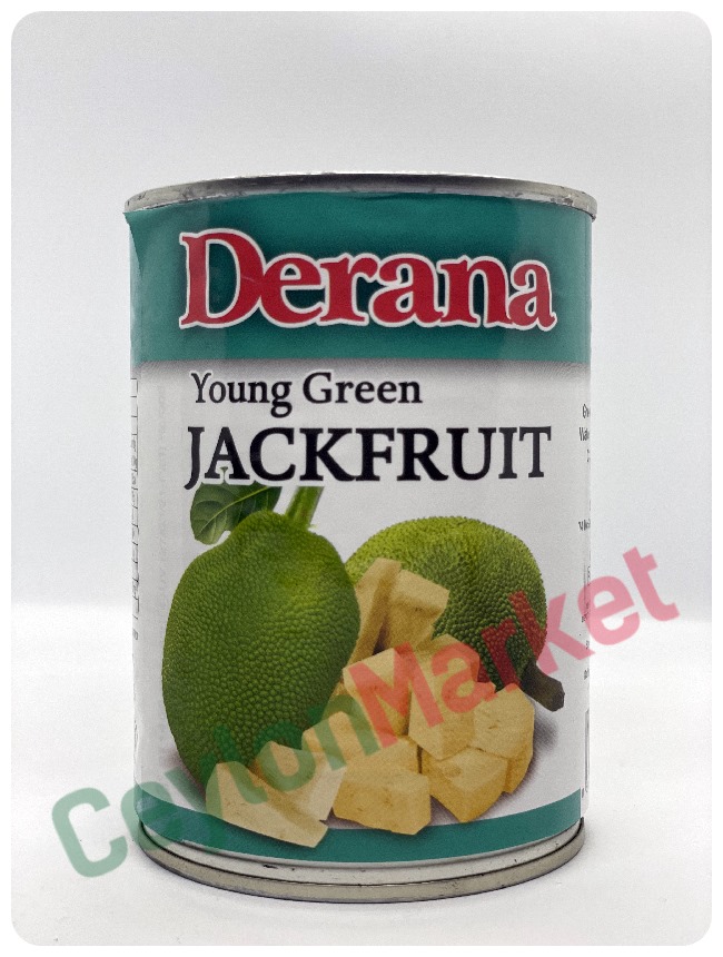 608819156217_1 DERANA YOUNG GREEN JACKFRUIT IN BRINE 565G - Image 1