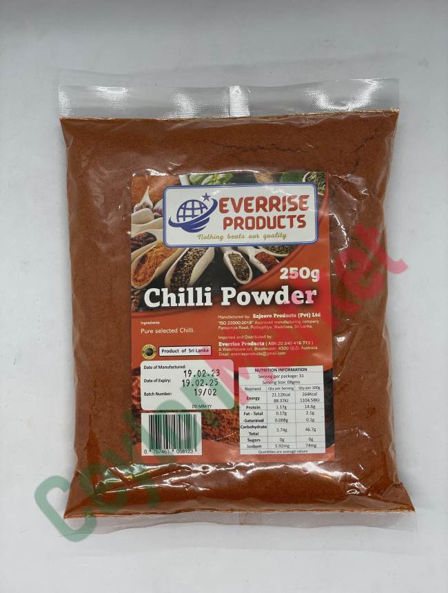 767461058123_1 EVERRISE CHILLI POWDER 250G - Image 1