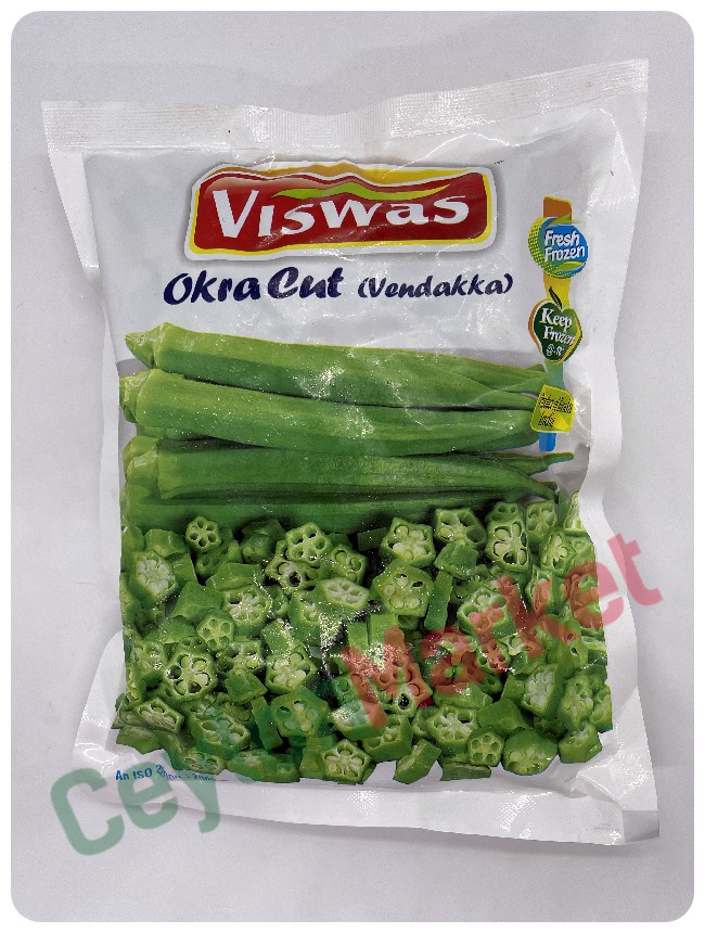 8908000275607_1 VISWAS OKRA CUT 400G - Image 1