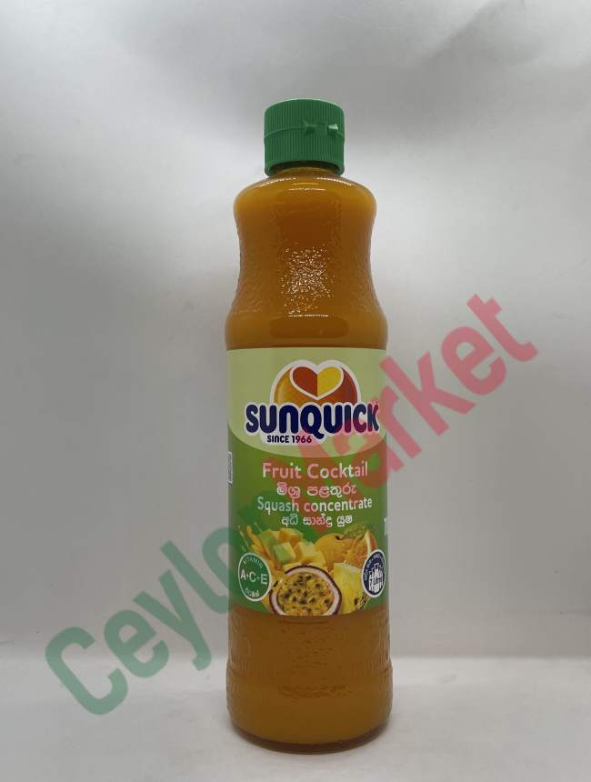 4792190131829_1 SUNQUICK FRUIT COCKTAIL 700ML - Image 1