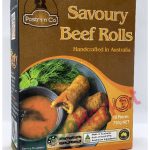 PASTRY N CO SAVOURY BEEF ROLLS 750G