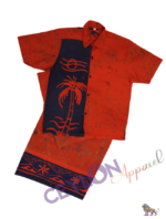 CEYLON APPAREL MENS BATIK SARONG AND T SHIRT SIZE ( M) 400002 - Image 2