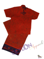 CEYLON APPAREL MENS BATIK SARONG AND T SHIRT SIZE ( M) 400002 - Image 3