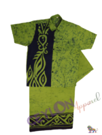 CEYLON APPAREL MENS BATIK SARONG AND T SHIRT SIZE (M) 400004