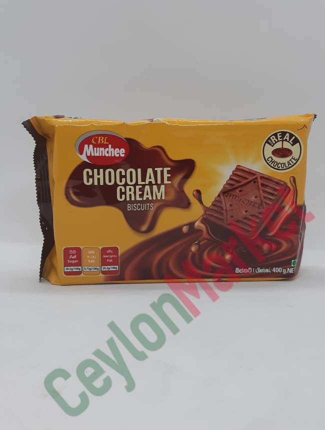 MUNCHEE CHOCOLATE CREAM 400G MUNCHEE CHOCOLATE CREAM 400G