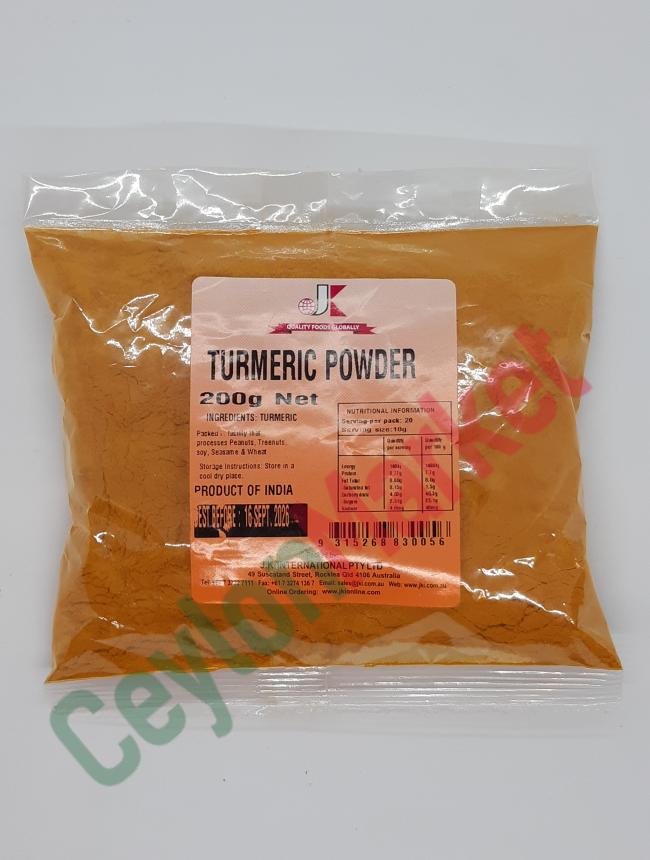 JK TURMERIC POWDER 200G JK TURMERIC POWDER 200G