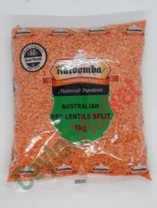 KATOOMBA RED LENTILS SPLIT 1KG