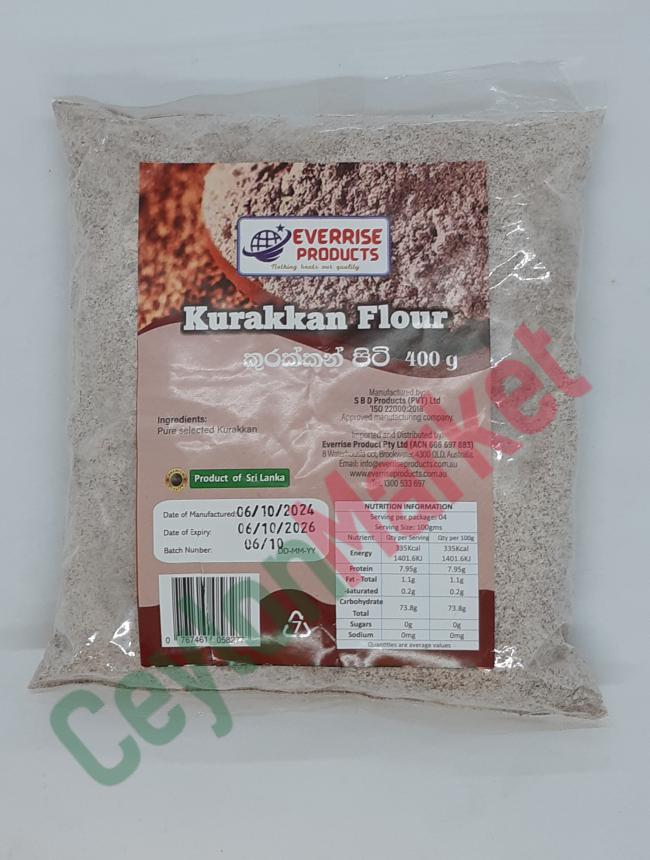 EVERRISE KURAKKAN FLOUR 400G EVERRISE KURAKKAN FLOUR 400G
