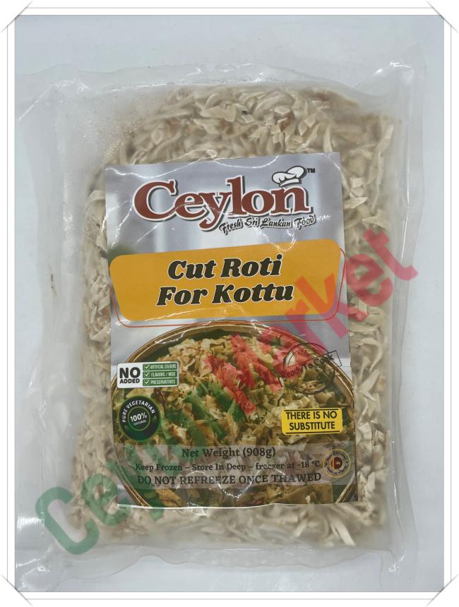 CEYLON CUT ROTI FOR KOTTU ( FLAT BREAD PCS) 908G CEYLON CUT ROTI FOR KOTTU ( FLAT BREAD PCS) 908G