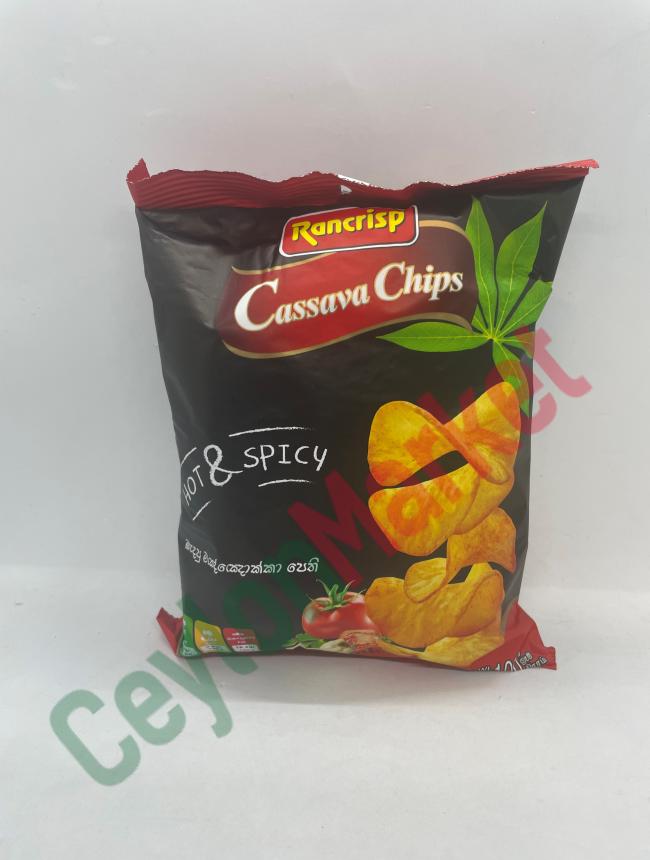 RANCRISP CASSAVA CHIPS HOT AND SPICY 100G RANCRISP CASSAVA CHIPS HOT AND SPICY 100G