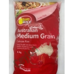 SUN RICE MEDIUM GRAIN CALROSE RICE 5KG