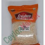 FRESHCO SESAME SEEDS WHITE (TIL WHITE SESAME HULLED) 200G