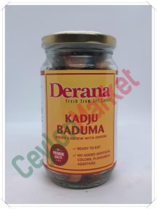 DERANA FRIED CASHEW WITH ONION ( KADJU BADUMA) 150G