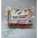 ELEPHANT HOUSE CHICKEN CHEESE AND ONION SAUSAGES 300G